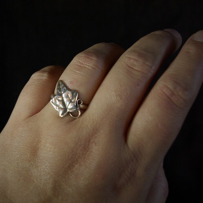 Bague petite feuille – Image 4
