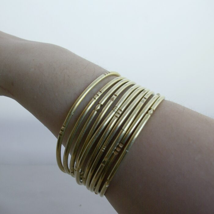 Bracelet jonc Ténéré laiton – Image 2
