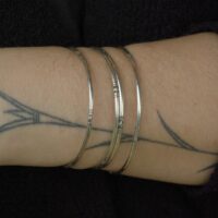 Bracelet jonc Ténéré argent 925 – Image 2