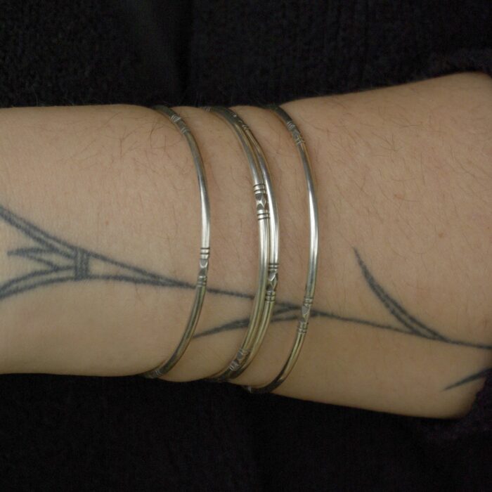 Bracelet jonc Ténéré argent 925 – Image 2