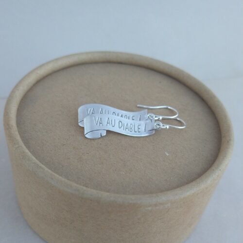 Boucles d'oreilles "Va au Diable !"